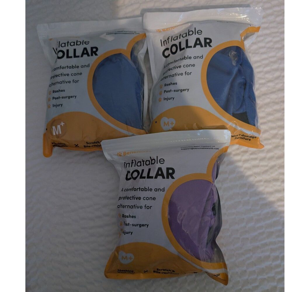 Bencmate Inflatable Dog Collars - Size M+(Medium Plus) New - Picture 4 of 5